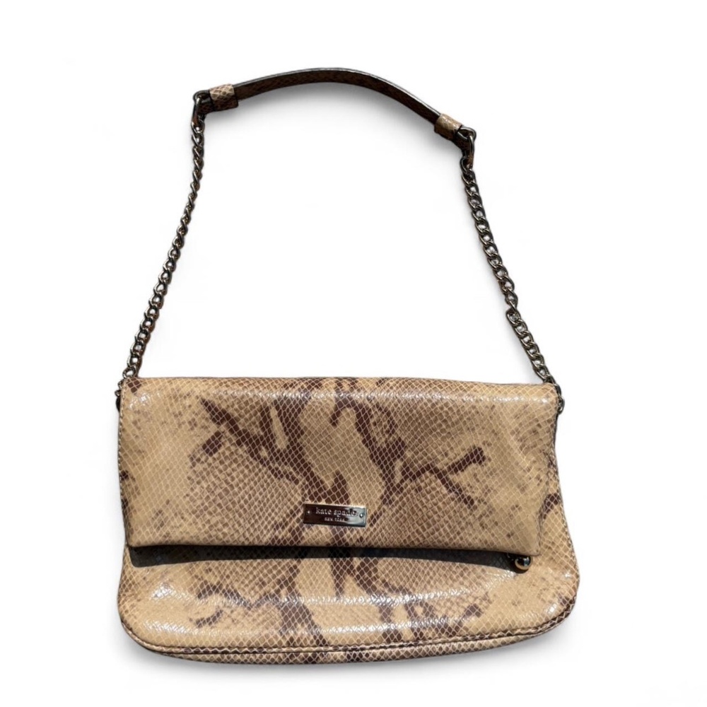 Kate Spade snakeskin leather shoulder bag